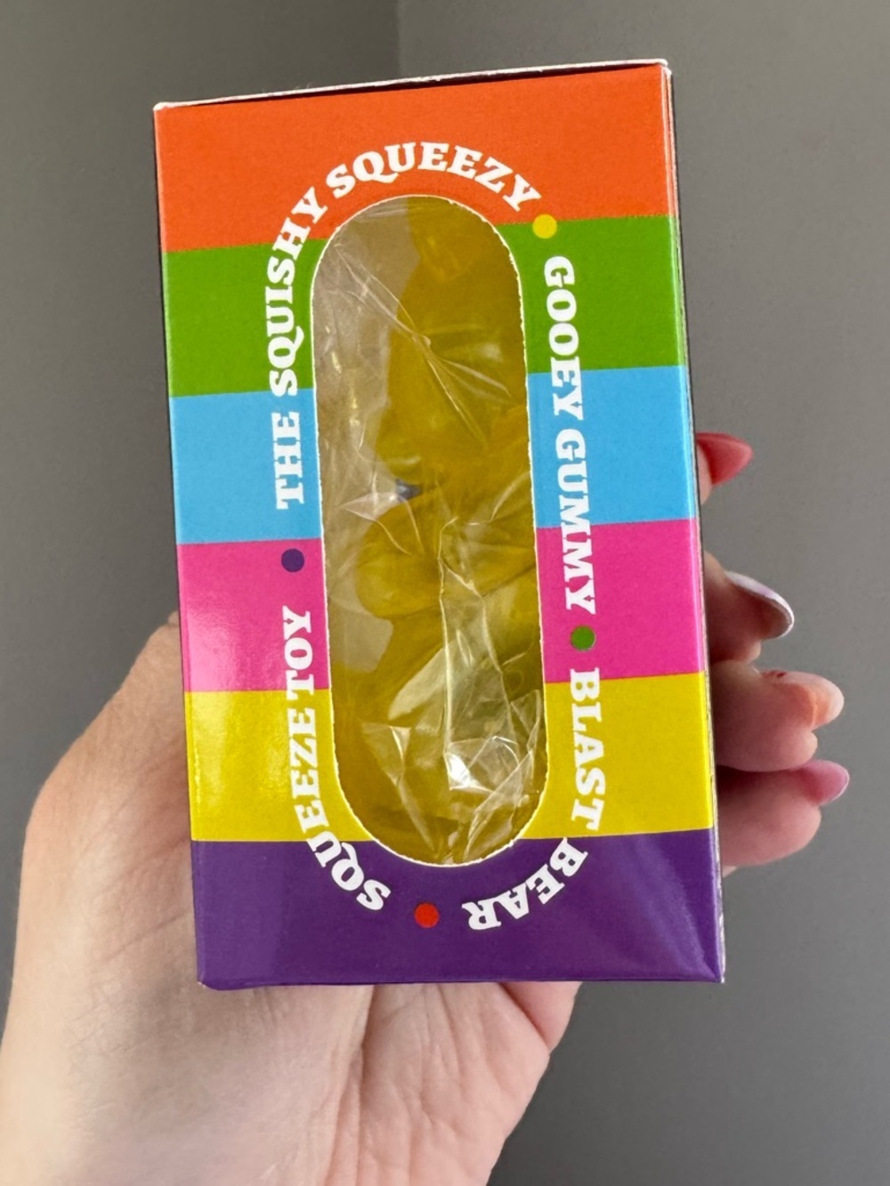 NWT Gummy Bear Yellow Squish Toy - Picture 2 of 4